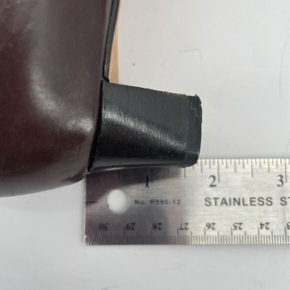 Kate Spade New York Size 6.5 Leather Fringe Tassel Loafers Brown Pink Low Heel - Picture 11 of 11